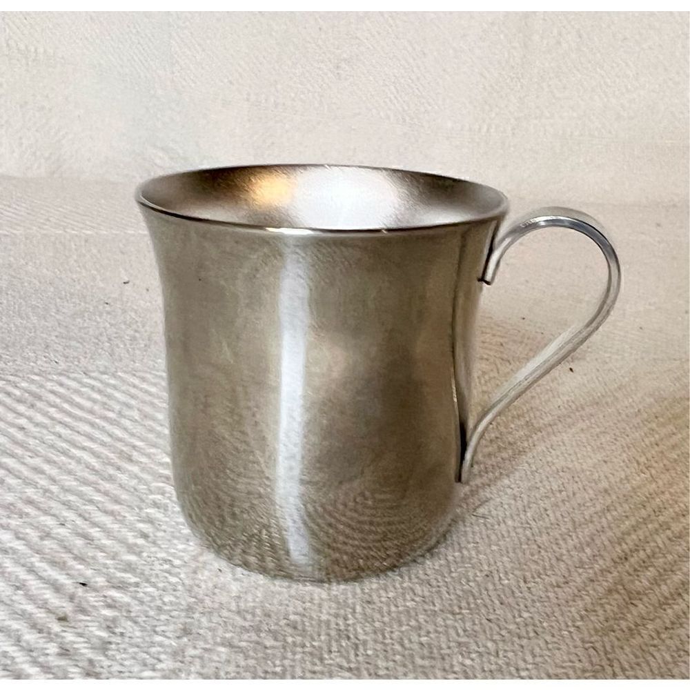 Silver Tone Baby Cup Perfect For Baby Gift